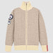 Amundsen Heroes of Telemark Full Zip in Natural, front product view.