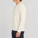 Amundsen Hero’s Hide Crew Neck, side view on model.