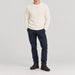Amundsen Hero’s Hide Crew Neck, full outfit view on model.