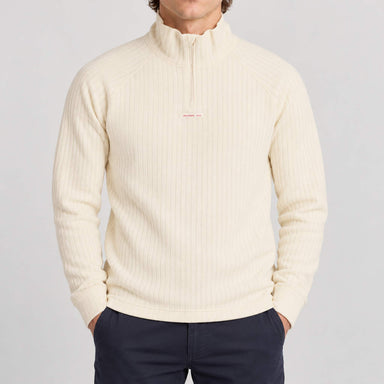 Amundsen Hero's Hide Half Zip, front view on model.