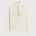 Amundsen Hut Half Zip in Oatmeal, front product view.
