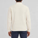 Amundsen Hut Half Zip in Oatmeal, back view on model.
