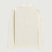 Amundsen Hut Half Zip in Oatmeal, back product view.