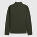 Amundsen Hut Half Zip in Spruce Green, back product view.