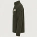 Amundsen Hut Half Zip in Spruce Green, side product view.