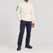 Amundsen Peak Half Zip in Oatmeal, full outfit view on model.