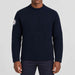 Amundsen Roald Roll Neck in Faded Navy, front view on model.