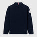 Amundsen Roald Roll Neck in Faded Navy, back product view.