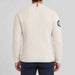 Amundsen Roald Roll Neck in Oatmeal, back view on model.
