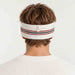 Amundsen 5mila lines headband white, model male back