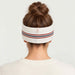Amundsen 5mila lines headband white, model female back