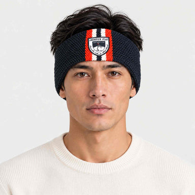 Amundsen antarctica headband faded navy, model male front