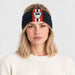 Amundsen antarctica headband faded navy, model female front