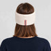 Amundsen Antarctica Headband in White, back view worn by a female model.