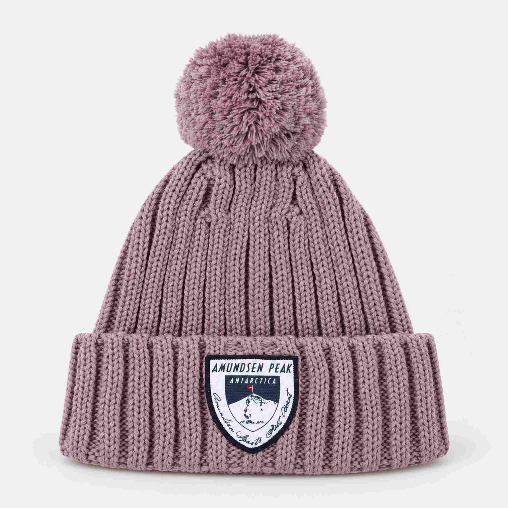 Amundsen groomer beanie mountain rose, front