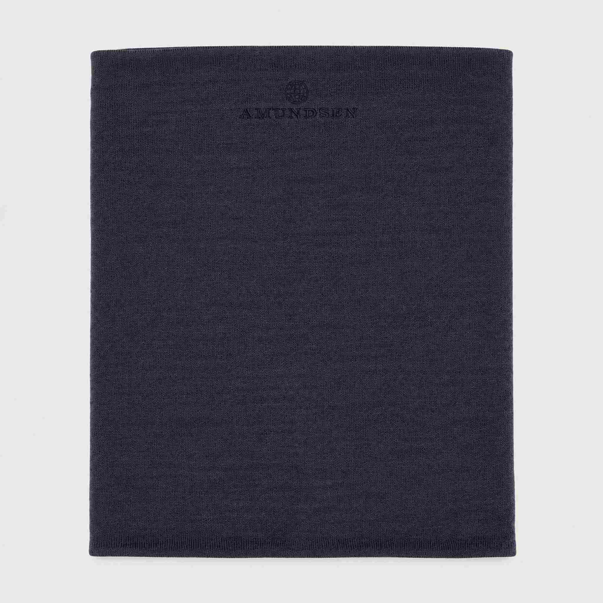 Amundsen Neckwarmer in Faded Navy, front product view.
