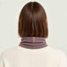 Amundsen neckwarmer mountain rose, model female back