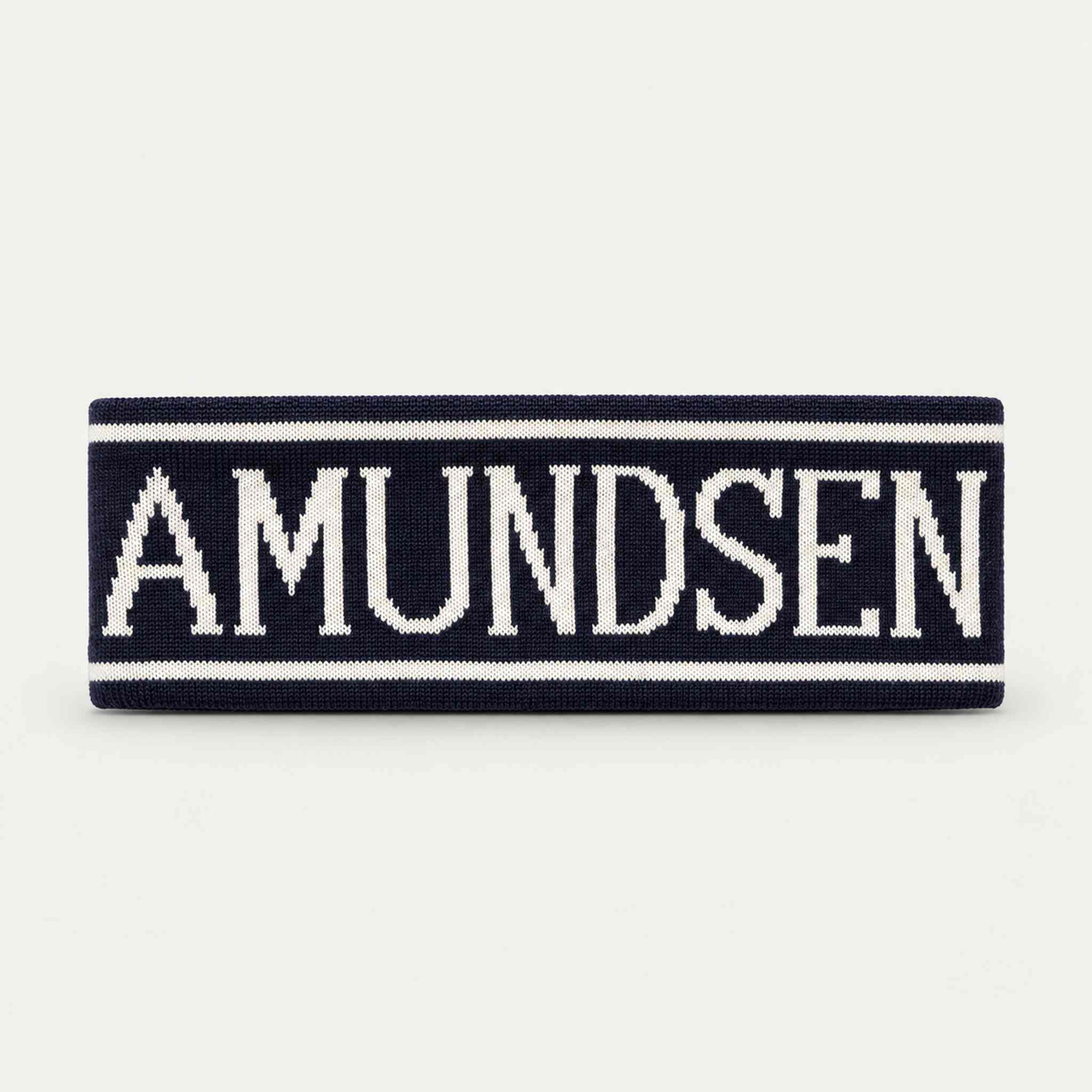 Amundsen ski headband faded navy, front