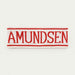 Amundsen ski headband white red, front