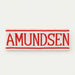 Amundsen ski headband white red, back
