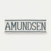 Amundsen ski headband white stormy blue, back