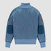 Amundsen Gard Sweater in Fjord Blue, back product view.