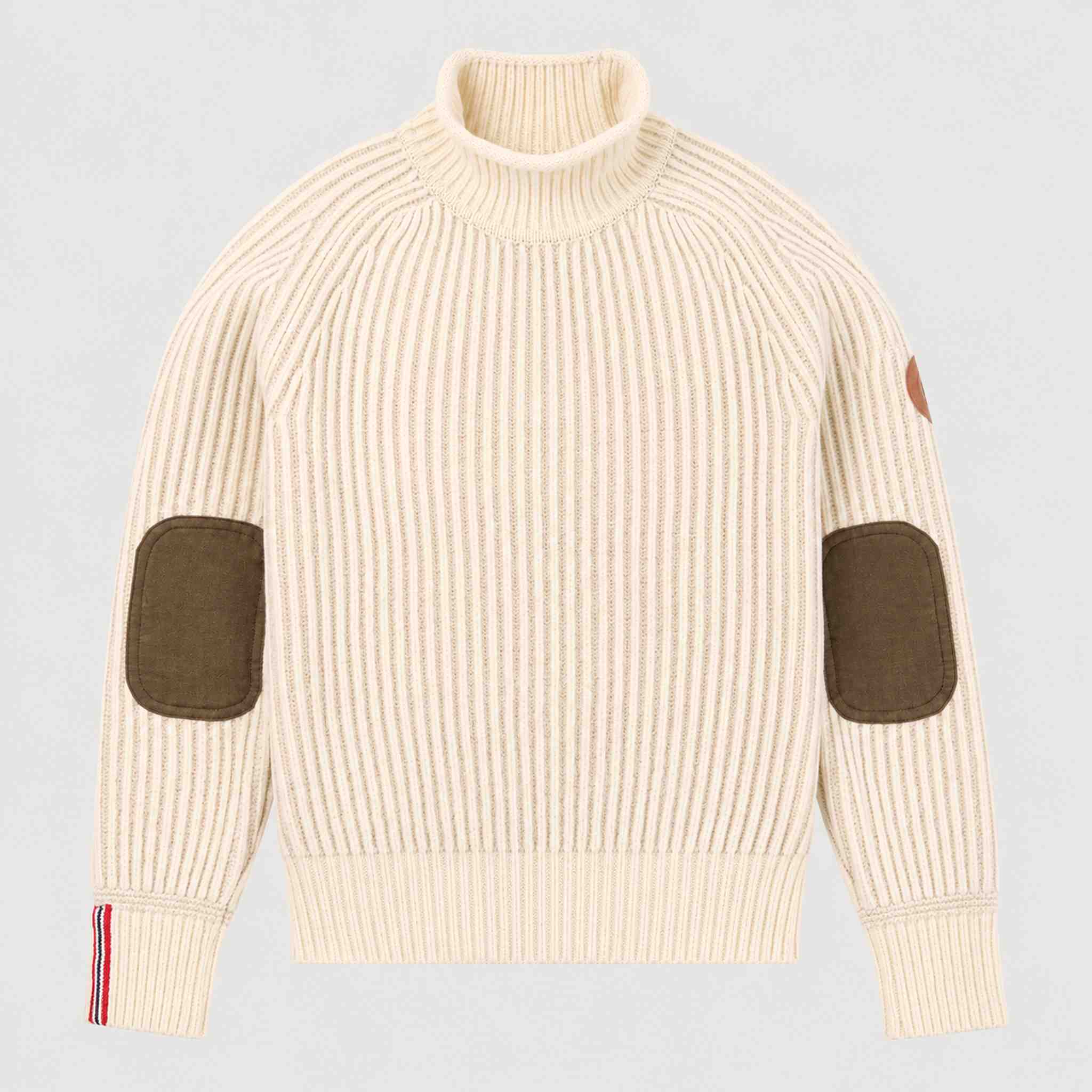 Amundsen Gard Sweater in Natural, front product view.