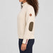 Amundsen Gard Sweater in Natural, side view on model.
