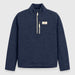 Amundsen Hut Half Zip in Faded Navy, front product view.