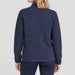 Amundsen Hut Half Zip in Faded Navy, back view on model.