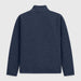 Amundsen Hut Half Zip in Faded Navy, back product view.