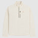 Amundsen Hut Half Zip in Oatmeal, front product view.