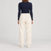 Amundsen Hut Pants in Oatmeal, back view on model.