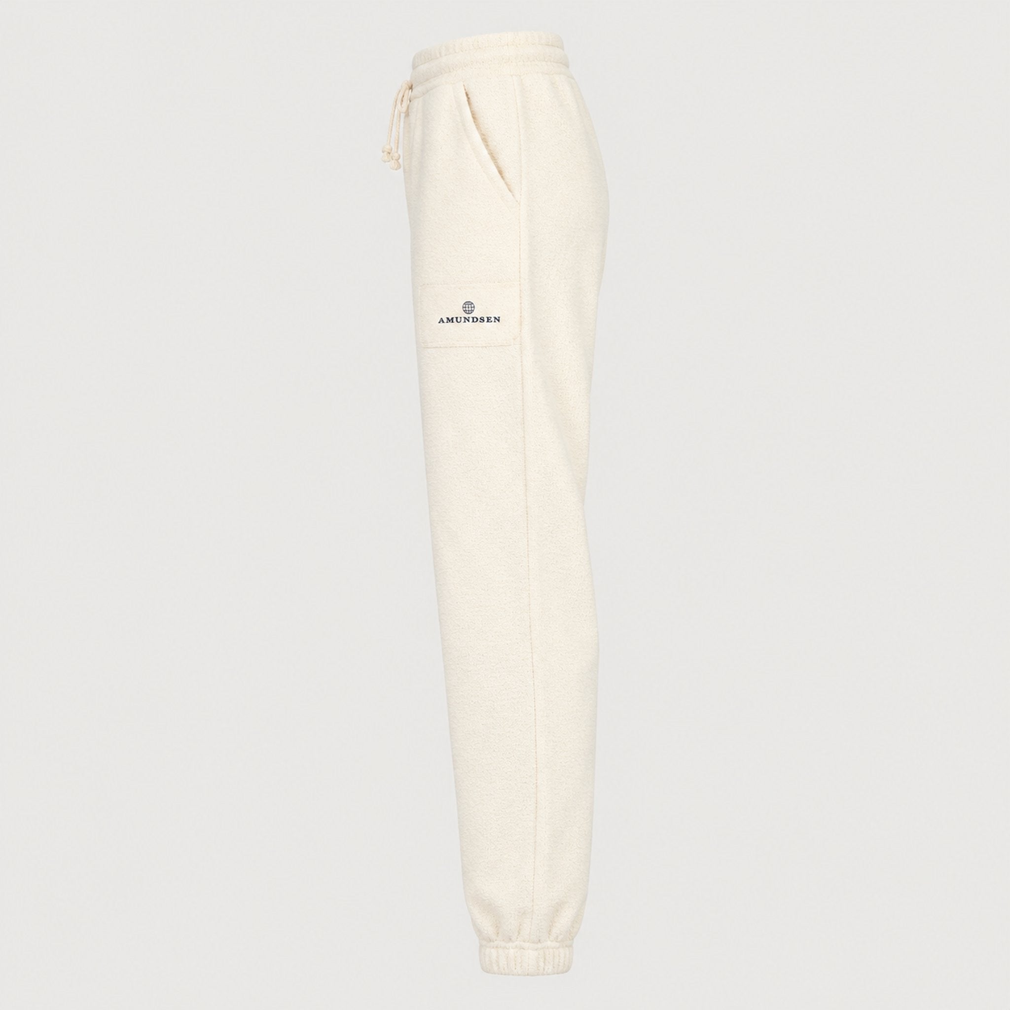 Amundsen Hut Pants in Oatmeal, side product view.