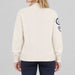 Amundsen Peak Half Zip in Oatmeal, back view on model.