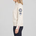 Amundsen Peak Half Zip in Oatmeal, side view on model.