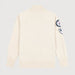 Amundsen Peak Half Zip in Oatmeal, back product view.