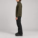 Aztech Mountain AZ Technical Zip Fleece in Arlberg Green - side model view