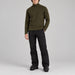 Aztech Mountain AZ Technical Zip Fleece in Arlberg Green - full outfit model view