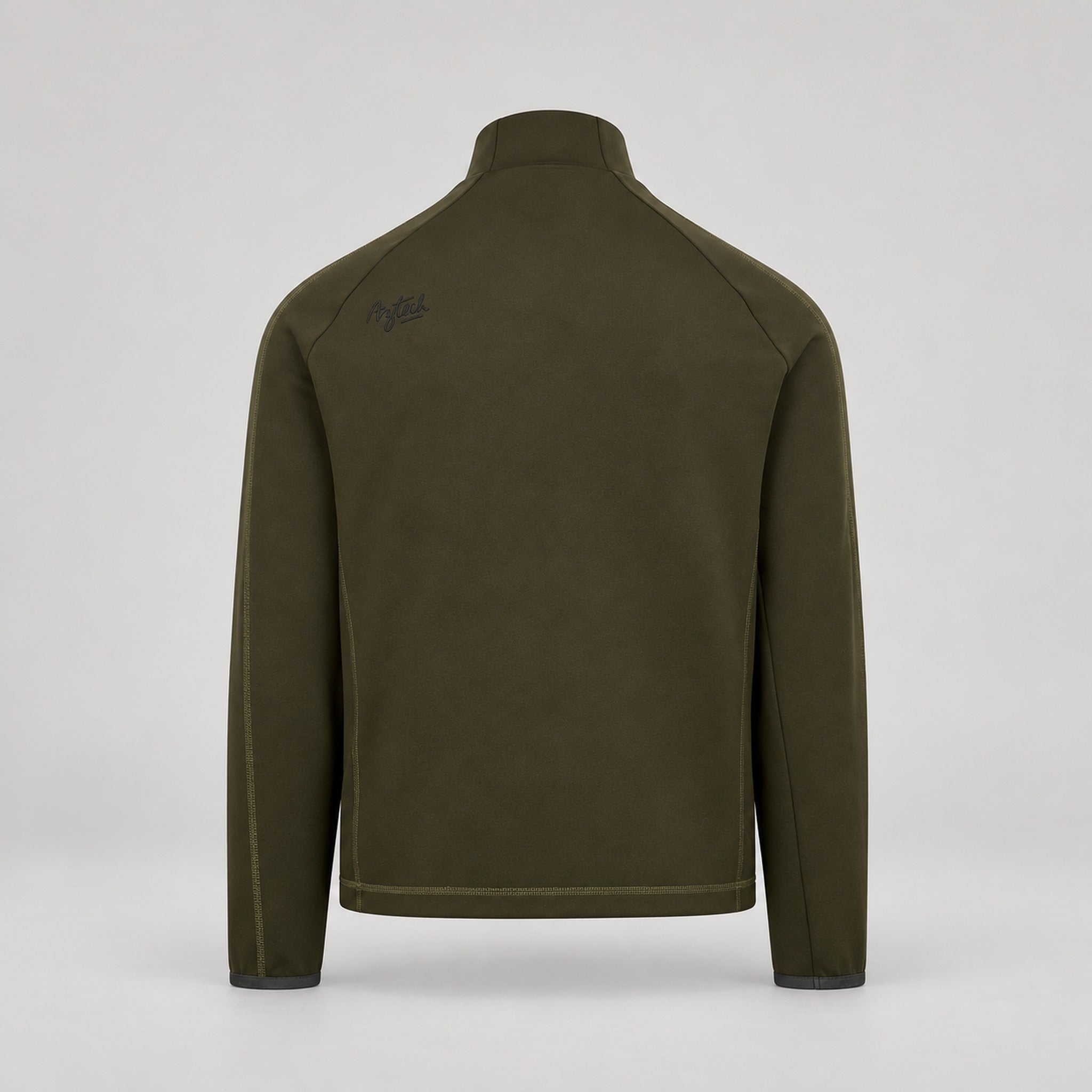 Aztech Mountain AZ Technical Zip Fleece in Arlberg Green - back product view