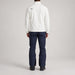 Aztech Mountain AZ Technical Zip Fleece in Cloud White - back model view