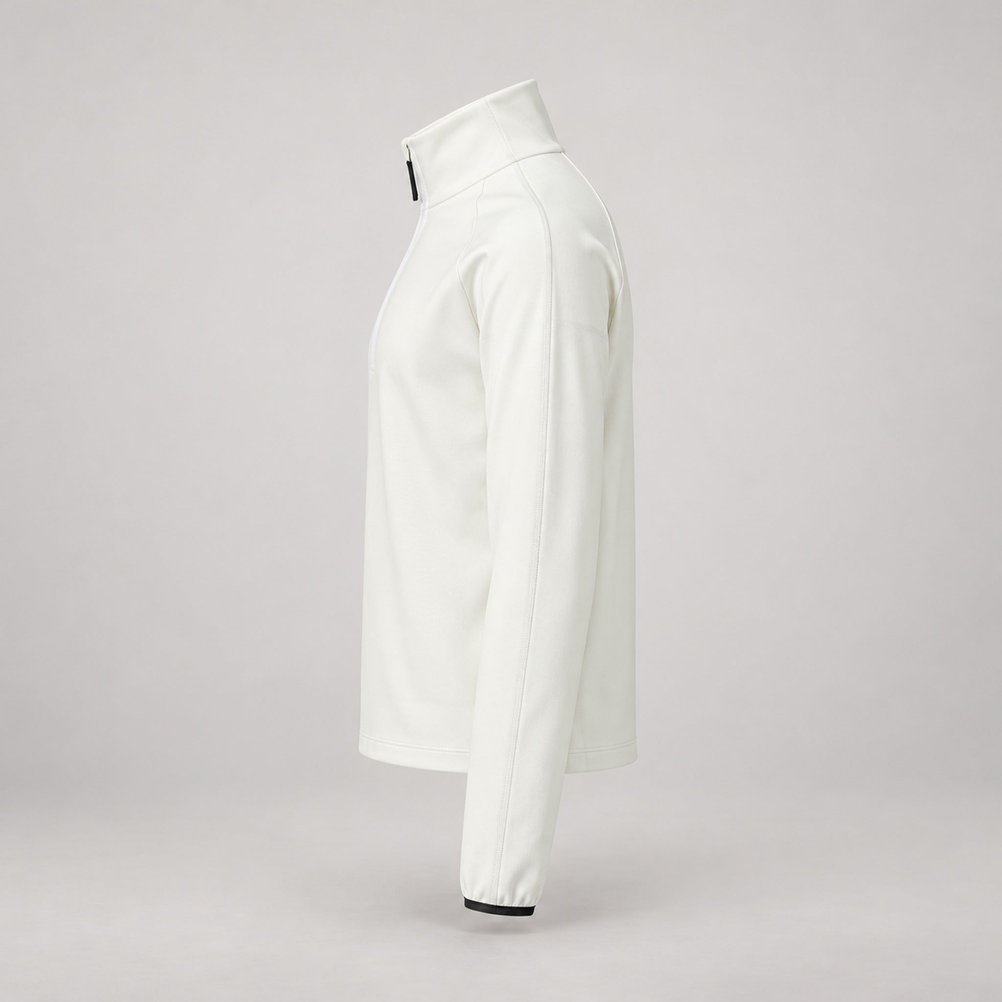 Aztech Mountain AZ Technical Zip Fleece in Cloud White - side product view