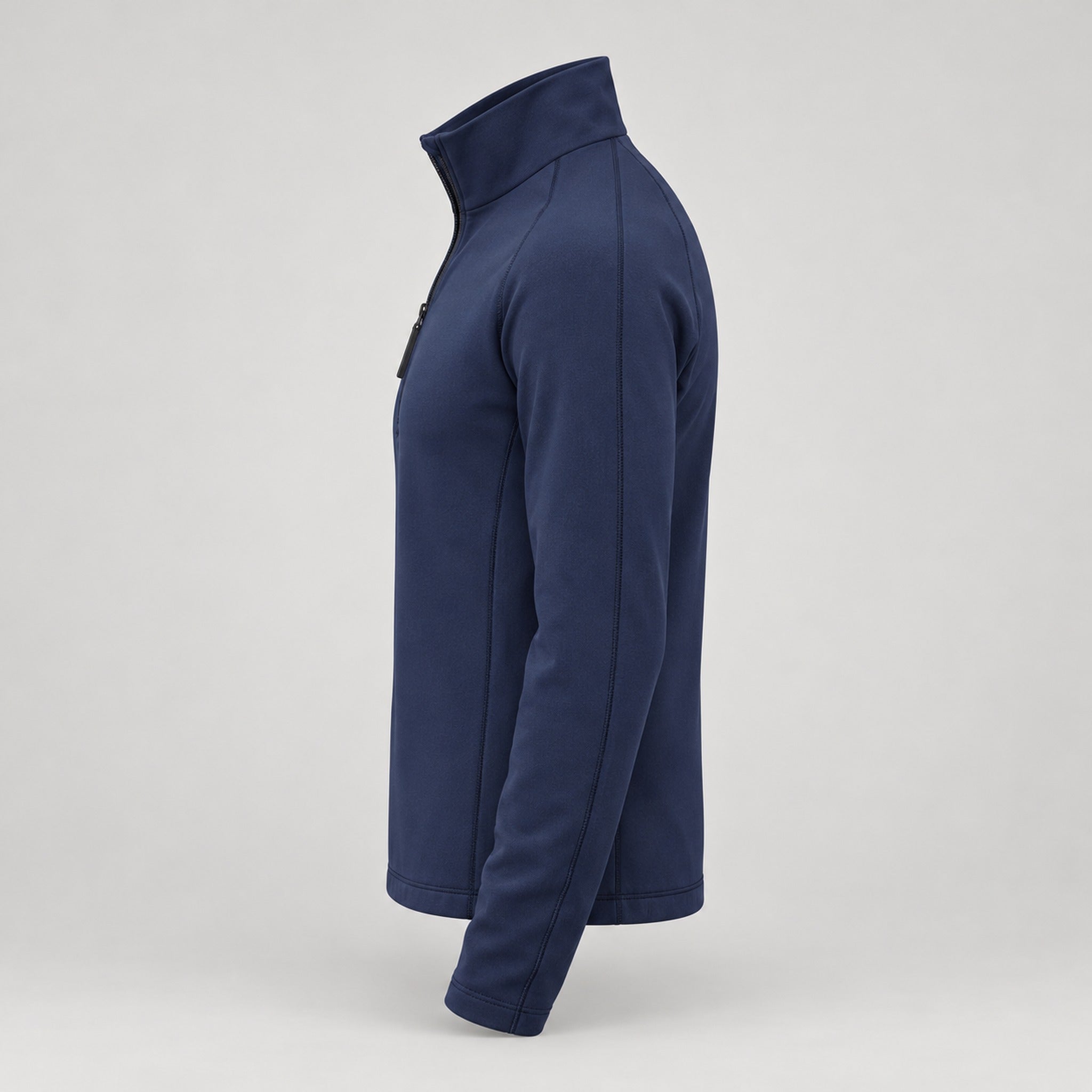 Aztech Mountain AZ Technical Zip Fleece in Sander Navy - side product view