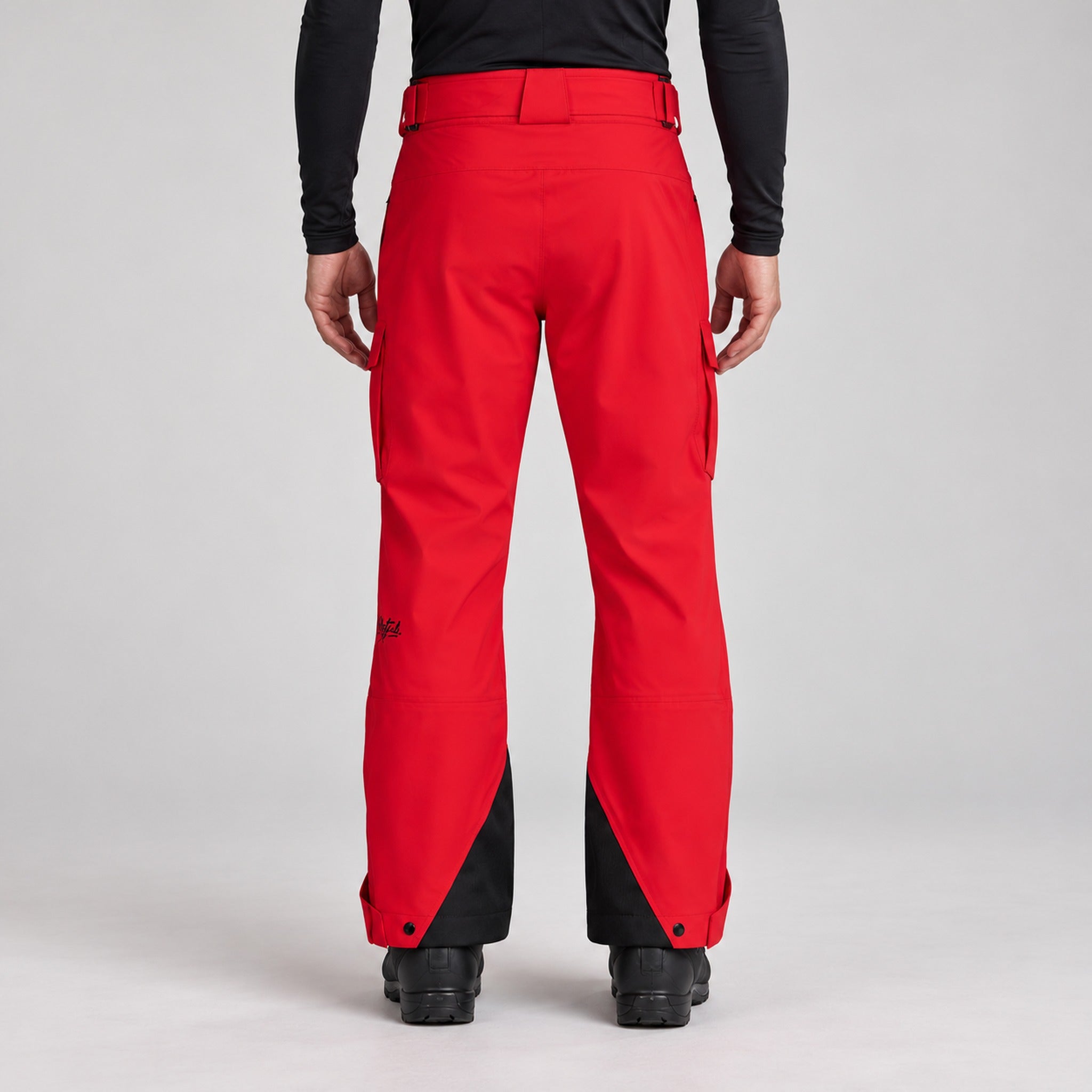 Aztech Mountain Hayden Ski Pant in Rosso - back model view