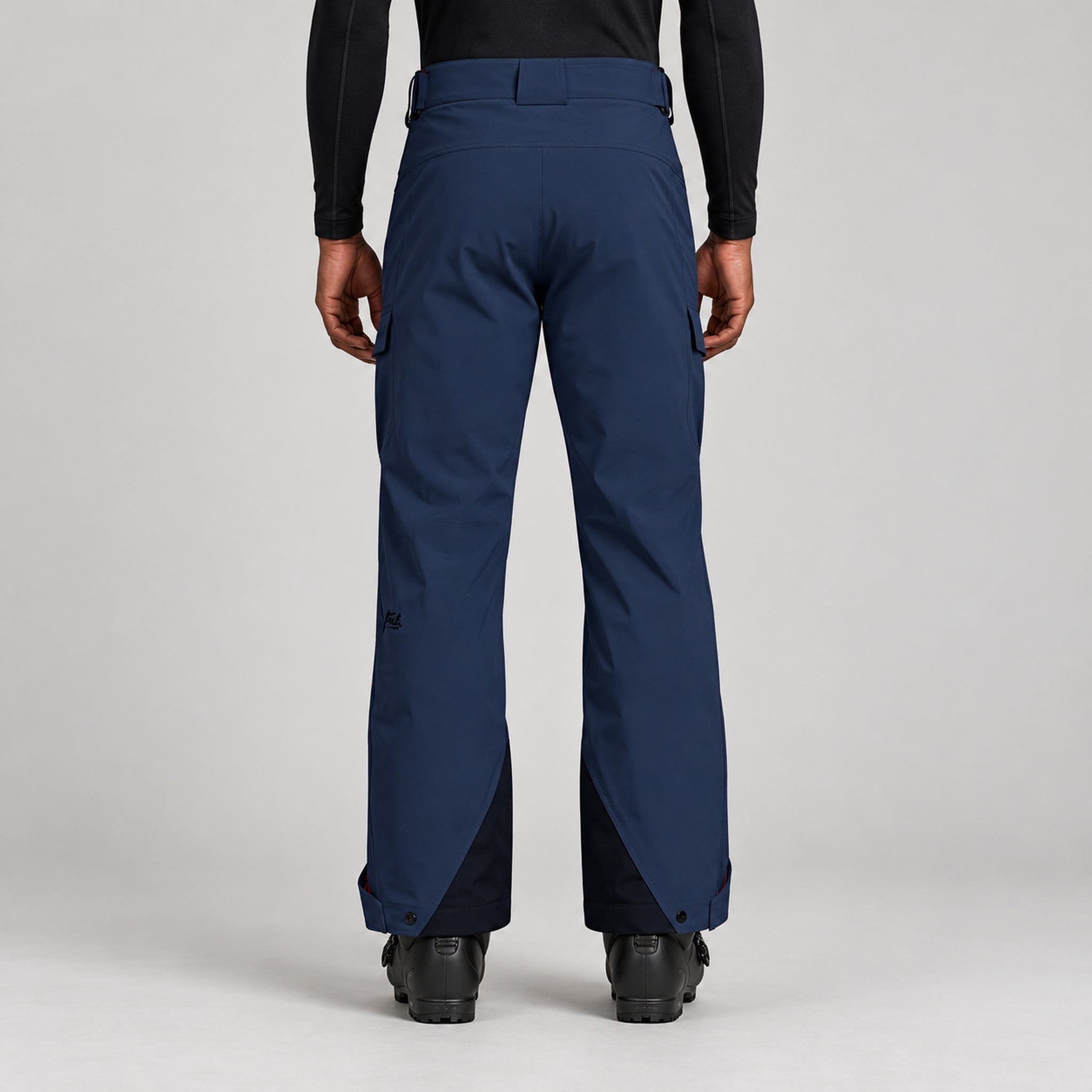 Aztech Mountain Hayden Ski Pant in Sander Navy - back model view