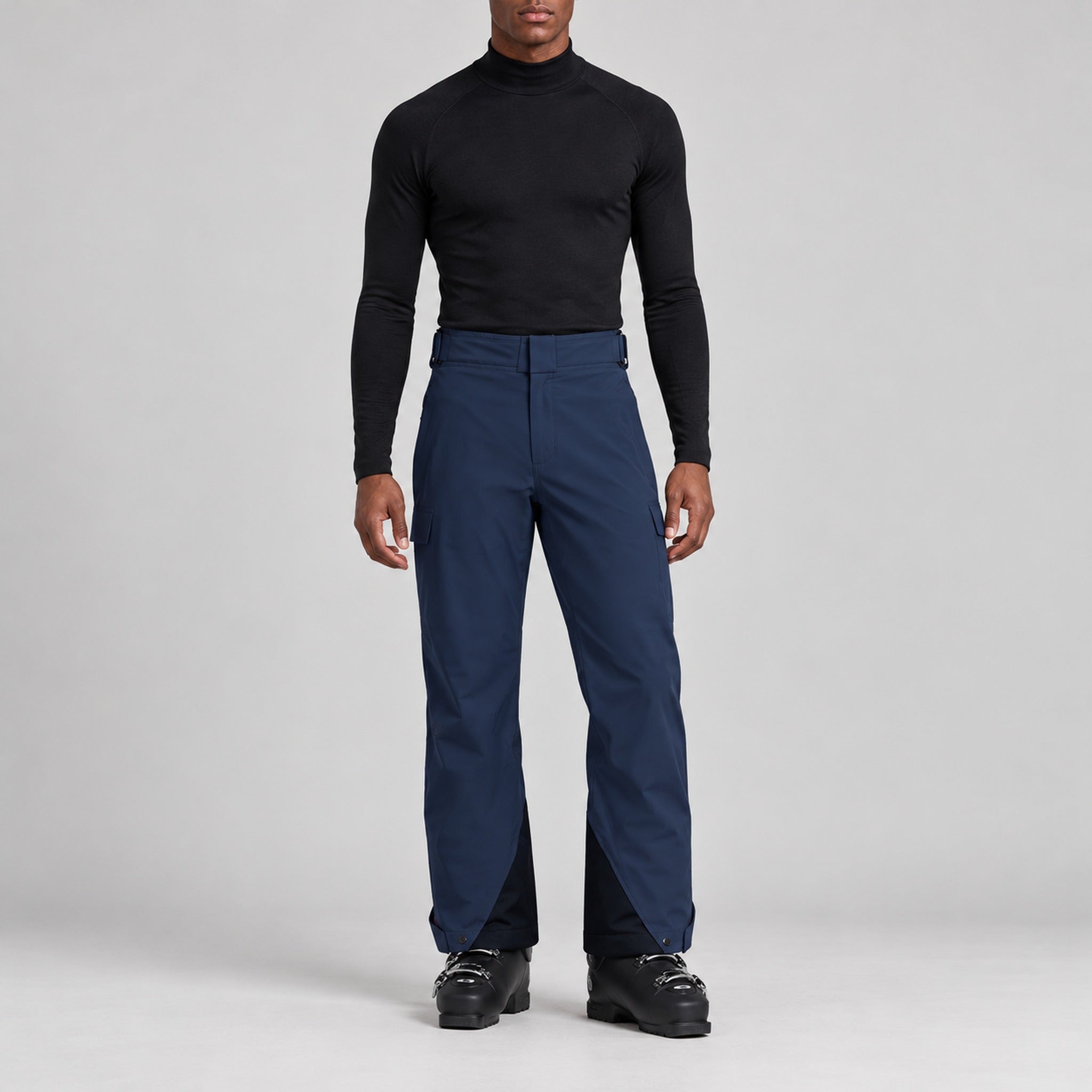 Aztech Mountain Hayden Ski Pant in Sander Navy - full outfit model view