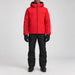 Aztech Mountain Insulated Hayden Ski Jacket in Rosso - front model view