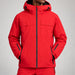 Aztech Mountain Insulated Hayden Ski Jacket in Rosso - garment detail view