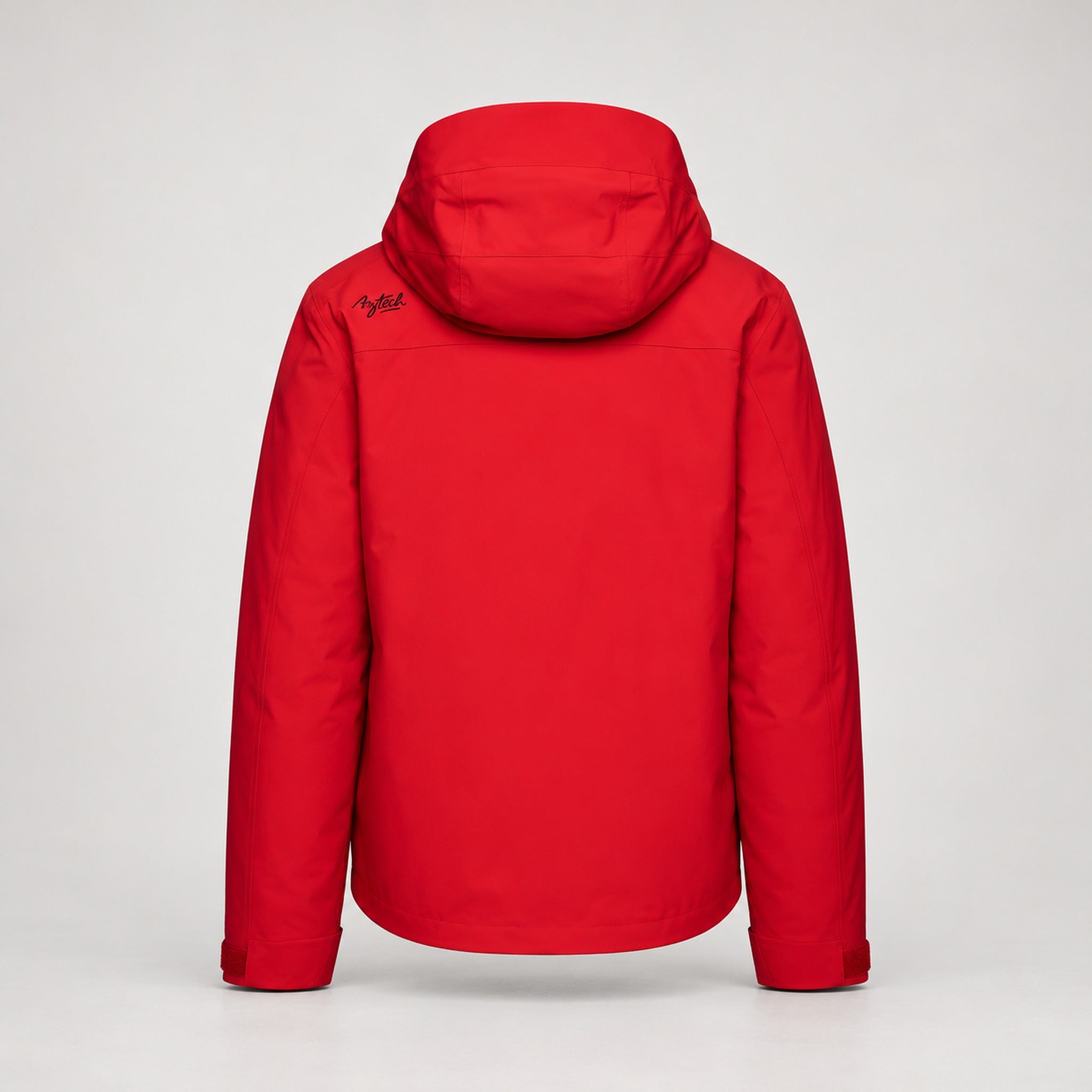Aztech Mountain Insulated Hayden Ski Jacket in Rosso - back product view