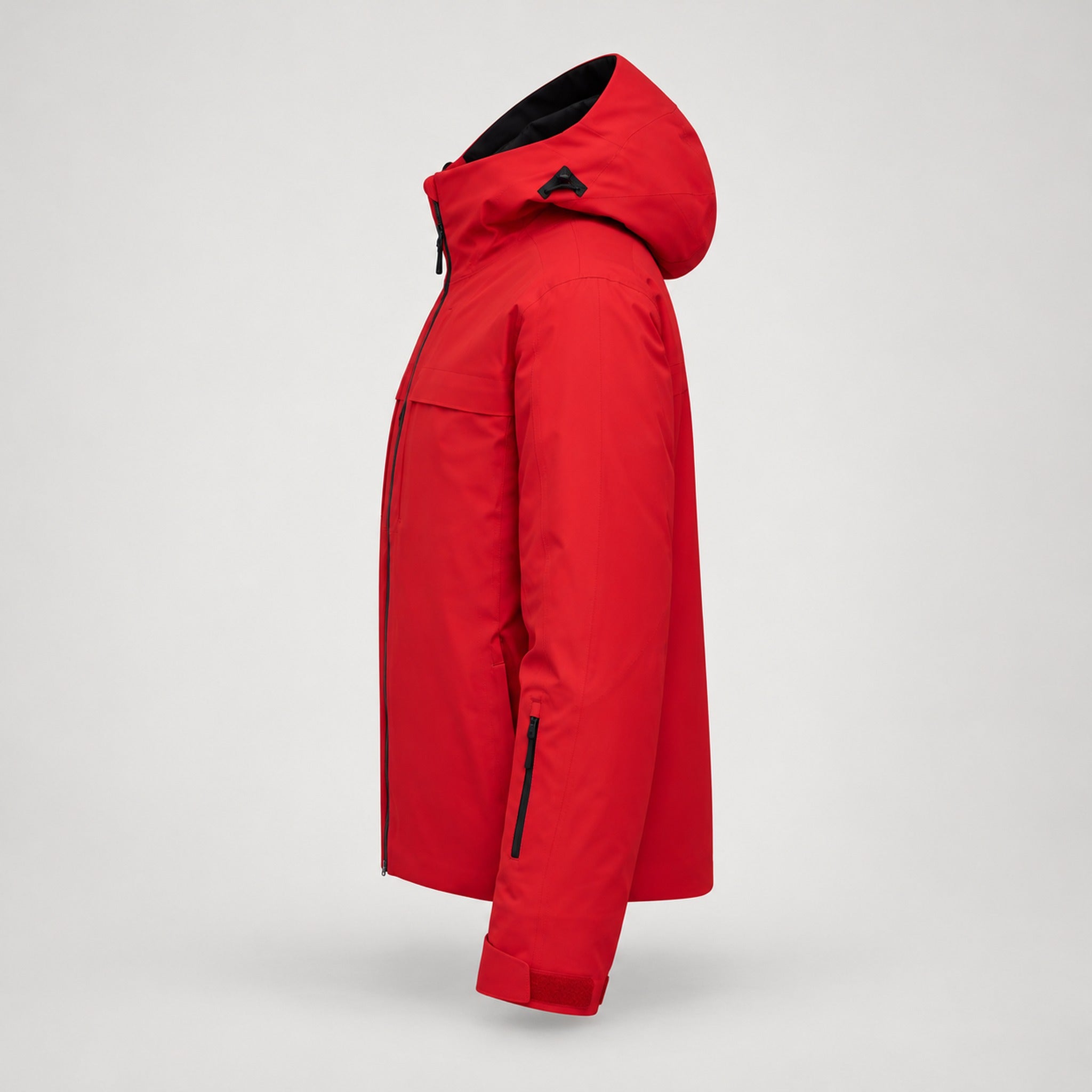 Aztech Mountain Insulated Hayden Ski Jacket in Rosso - side product view